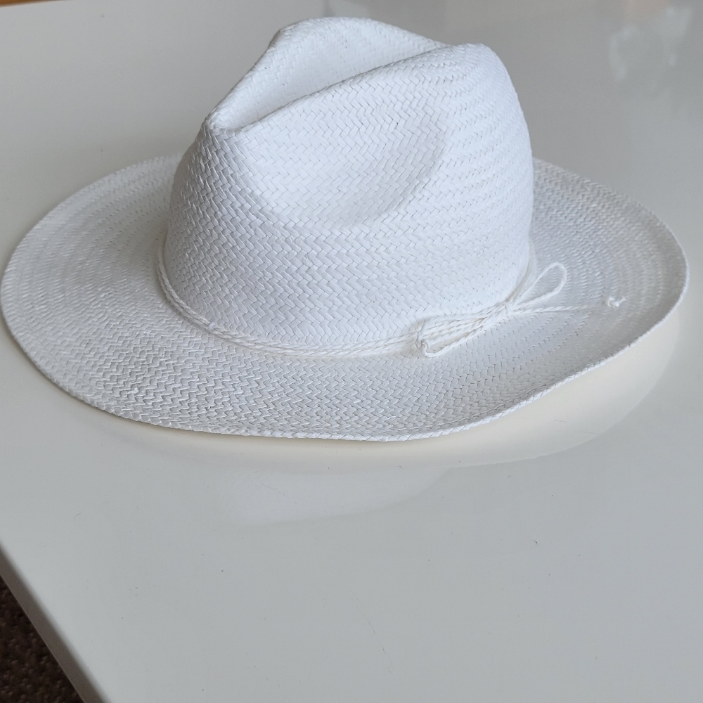 Loft | Fedora Hat White Sz M/L
